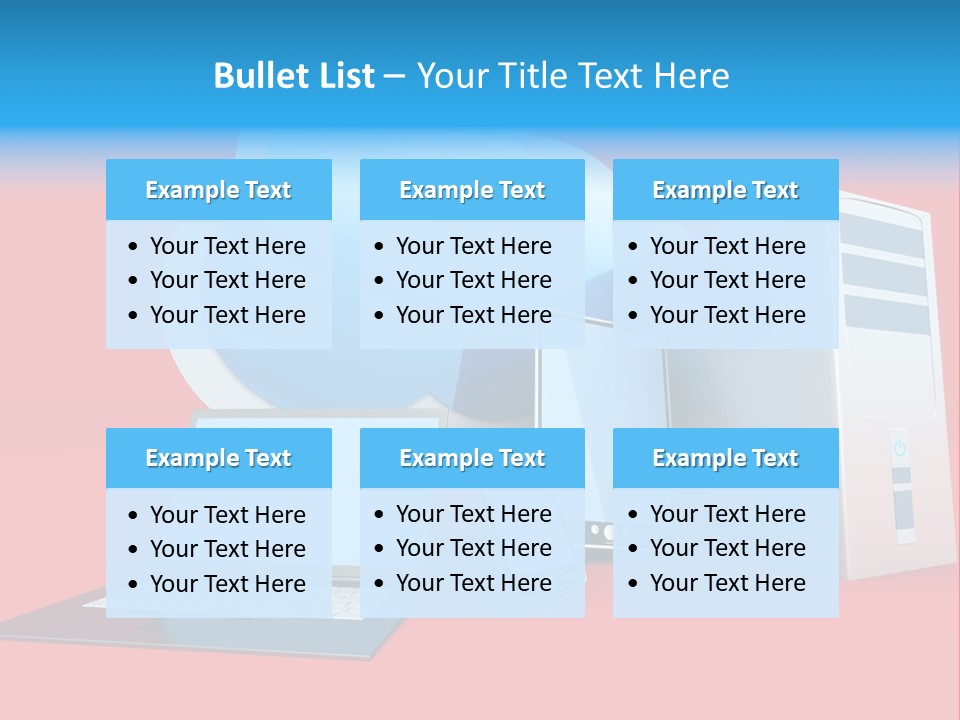 Tablet Device Monitor PowerPoint Template
