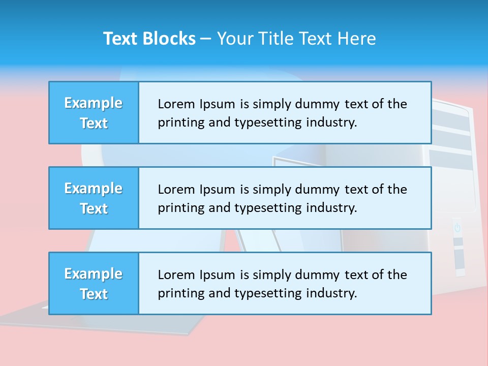 Tablet Device Monitor PowerPoint Template