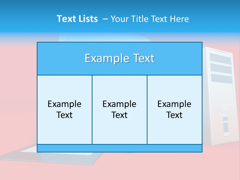 Tablet Device Monitor PowerPoint Template