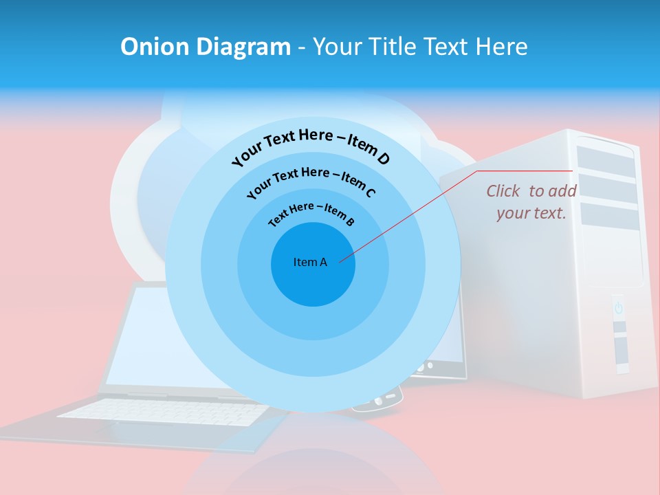 Tablet Device Monitor PowerPoint Template
