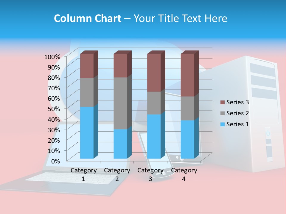 Tablet Device Monitor PowerPoint Template