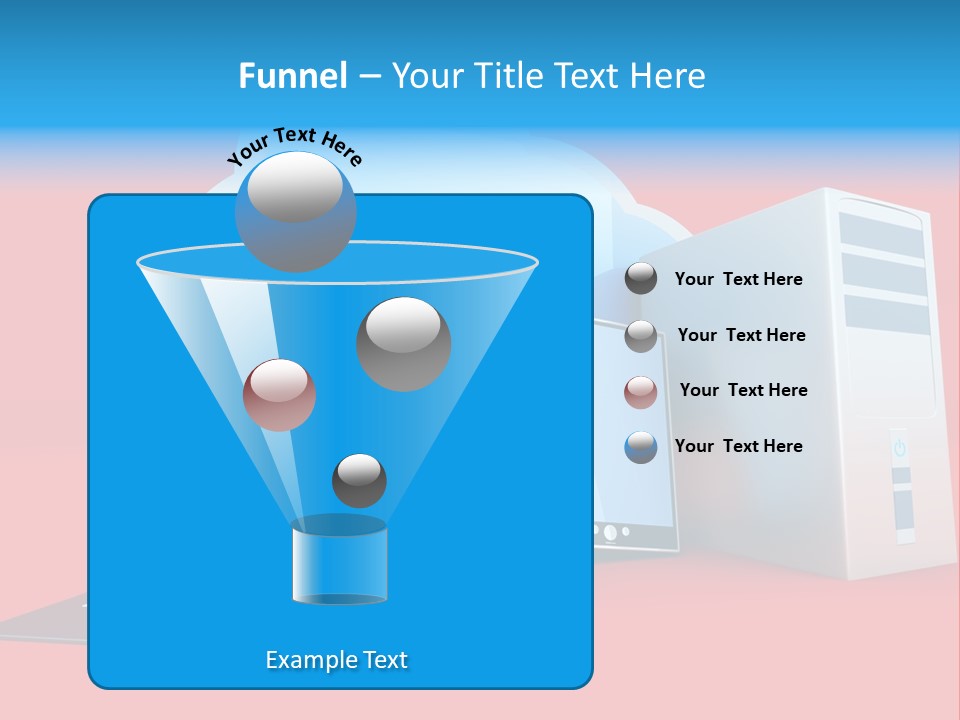 Tablet Device Monitor PowerPoint Template