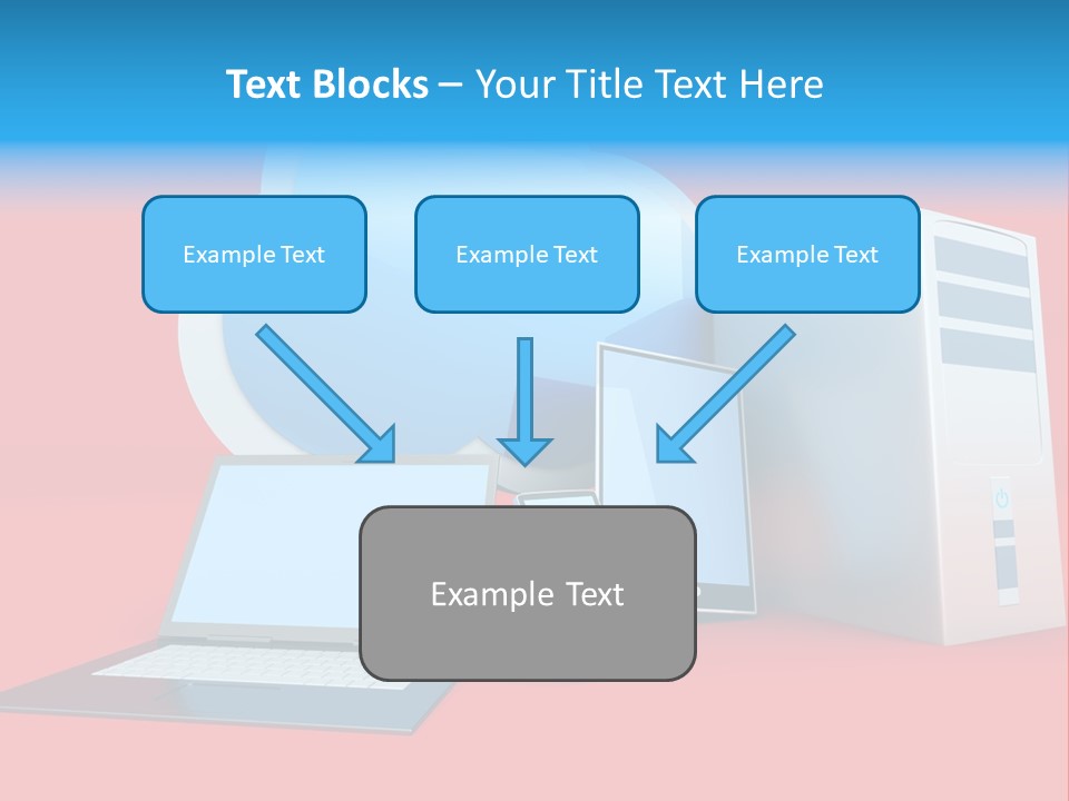 Tablet Device Monitor PowerPoint Template