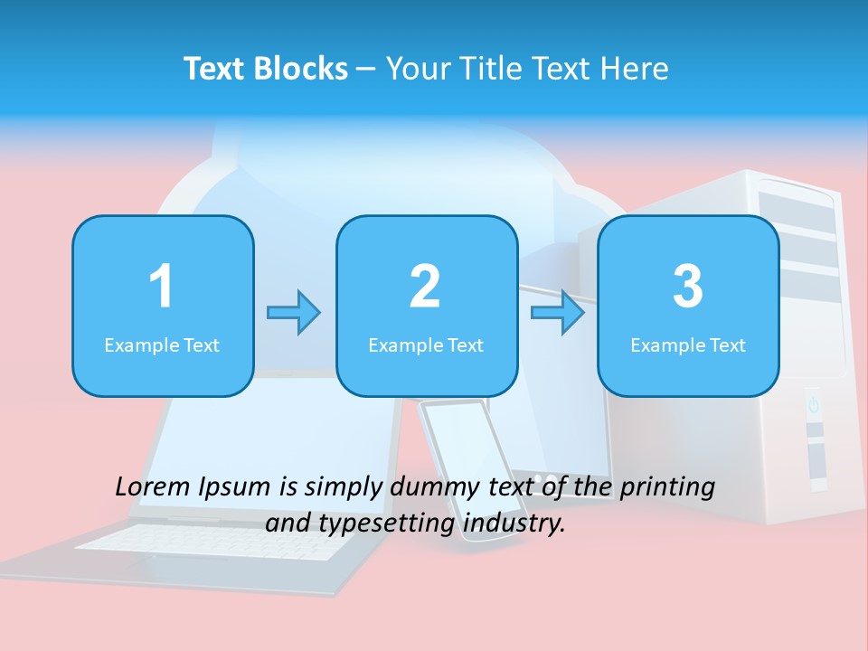 Tablet Device Monitor PowerPoint Template
