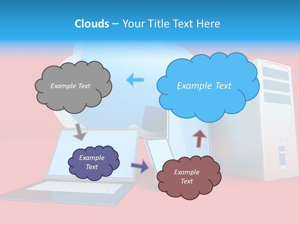 Tablet Device Monitor PowerPoint Template