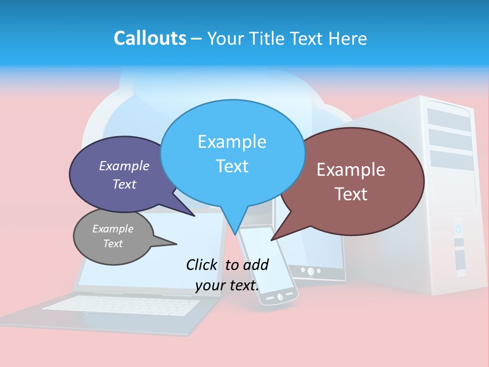 Tablet Device Monitor PowerPoint Template