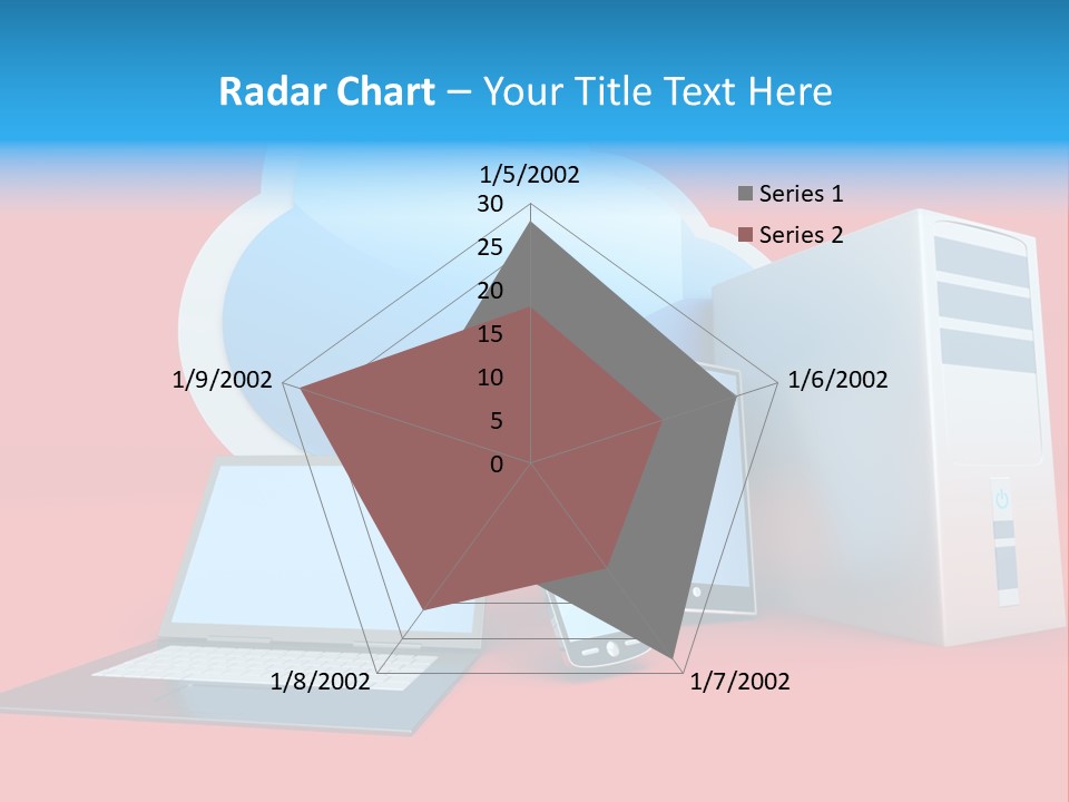 Tablet Device Monitor PowerPoint Template