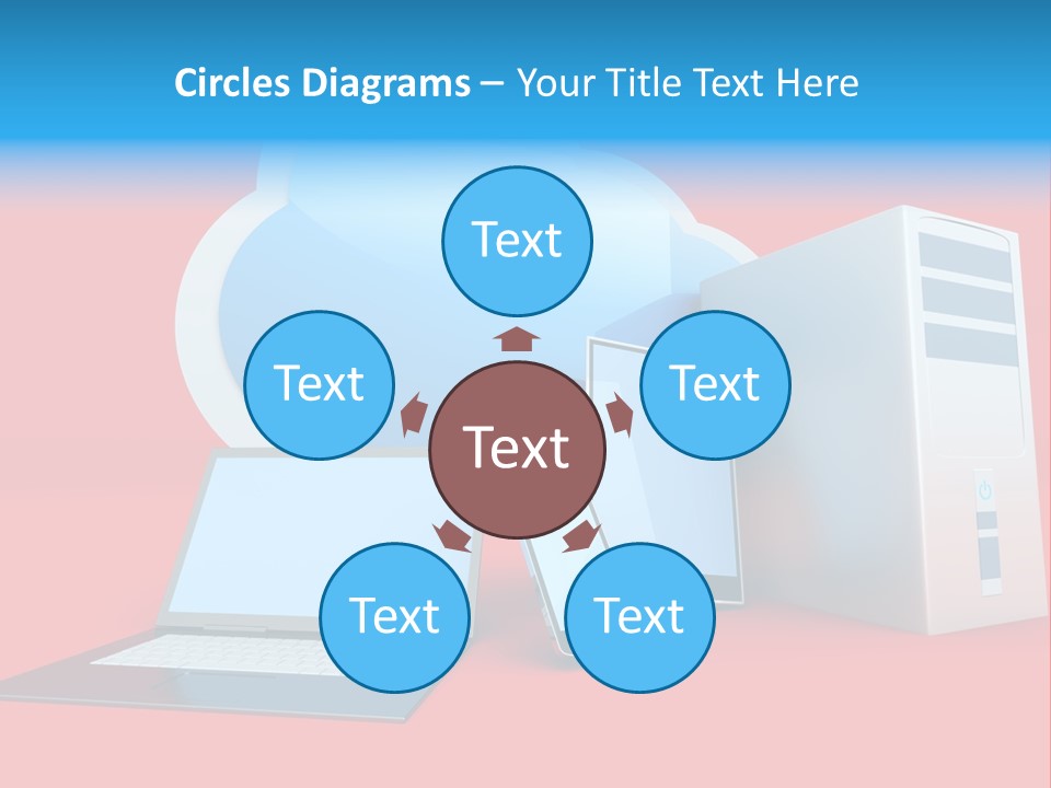 Tablet Device Monitor PowerPoint Template