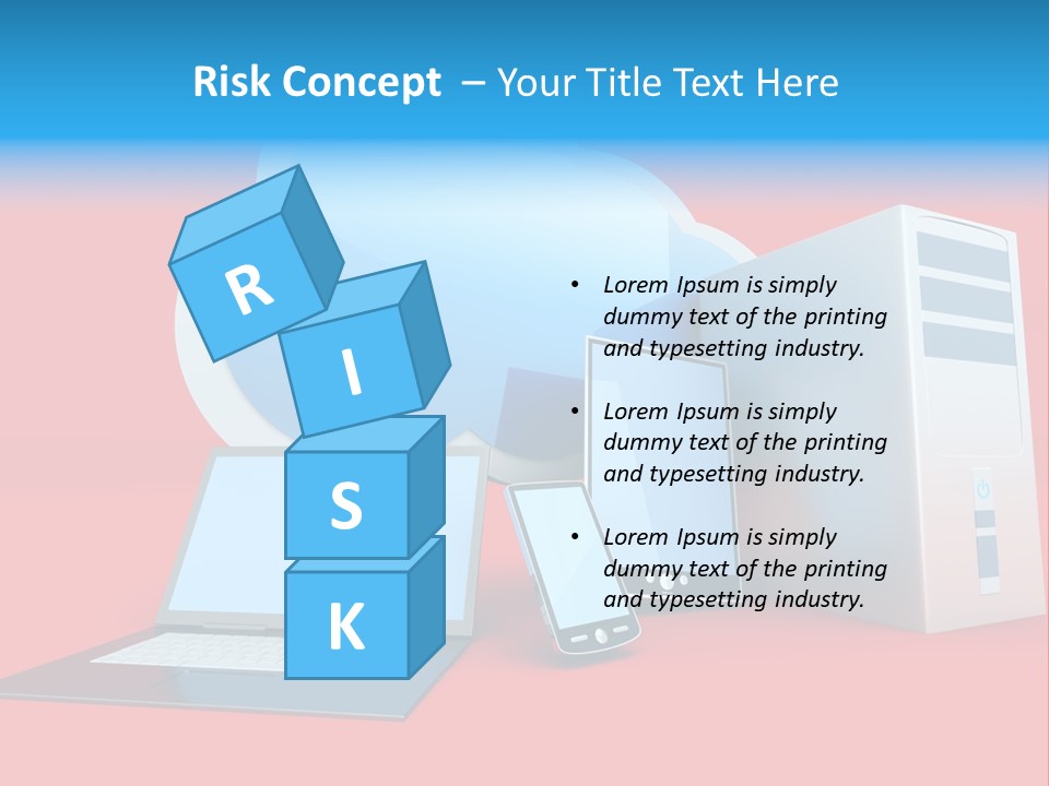 Tablet Device Monitor PowerPoint Template