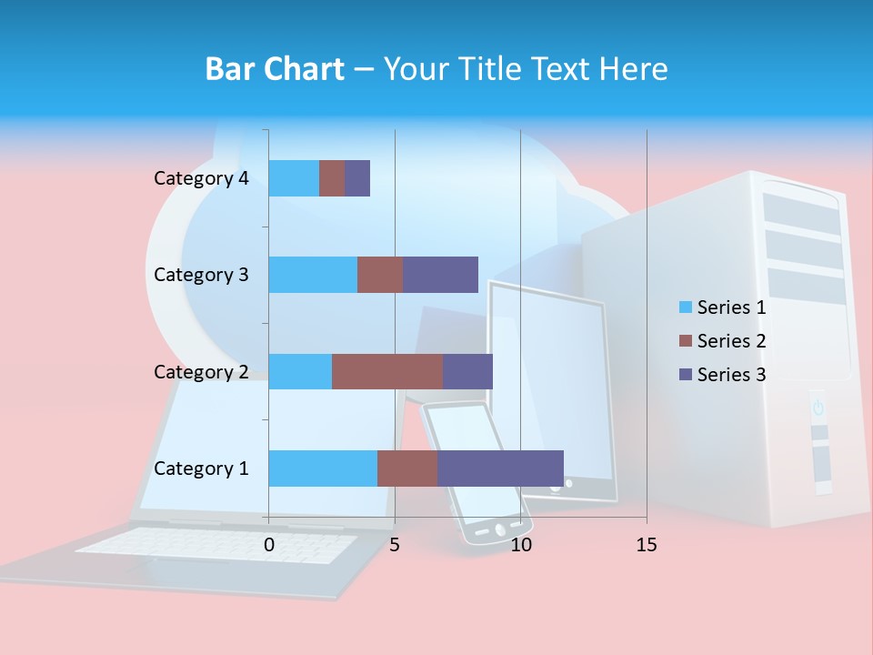 Tablet Device Monitor PowerPoint Template