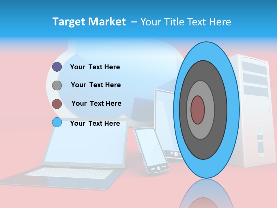 Tablet Device Monitor PowerPoint Template