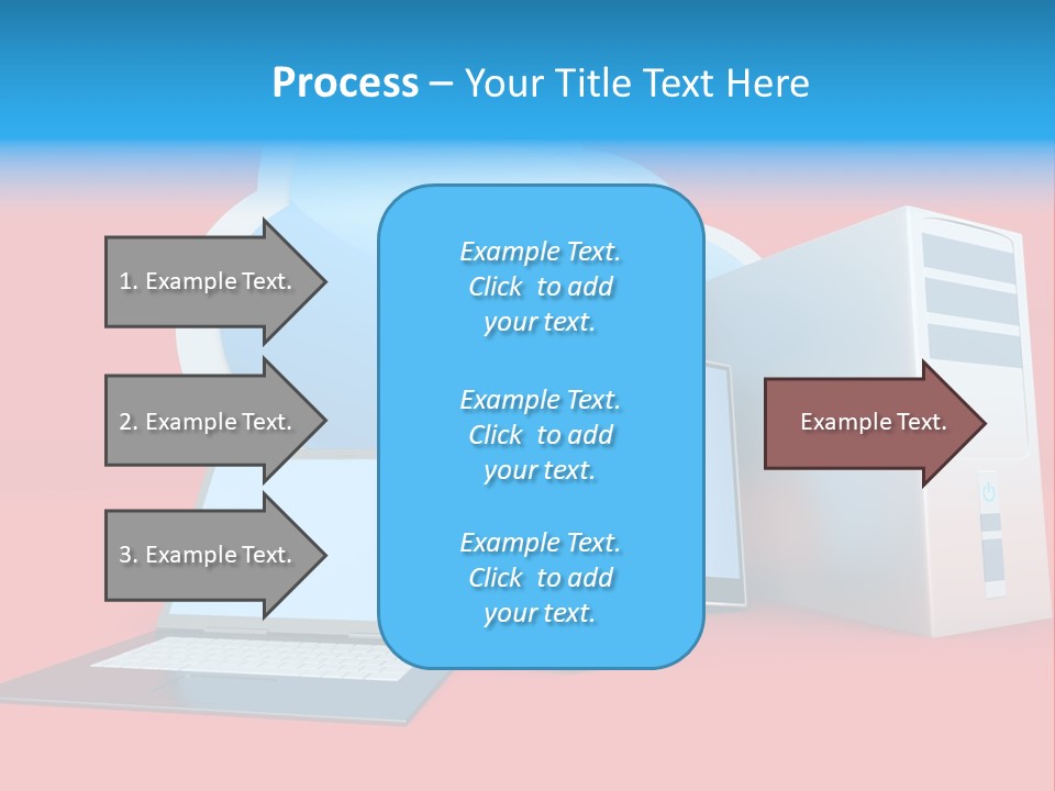 Tablet Device Monitor PowerPoint Template