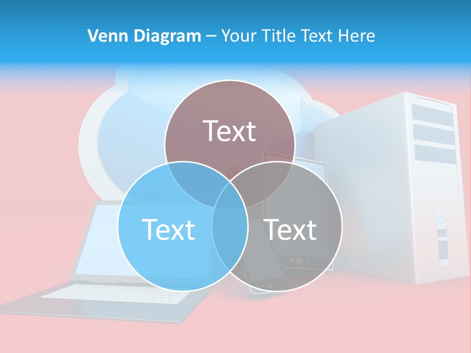 Tablet Device Monitor PowerPoint Template