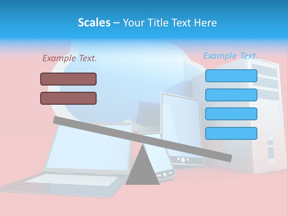 Tablet Device Monitor PowerPoint Template