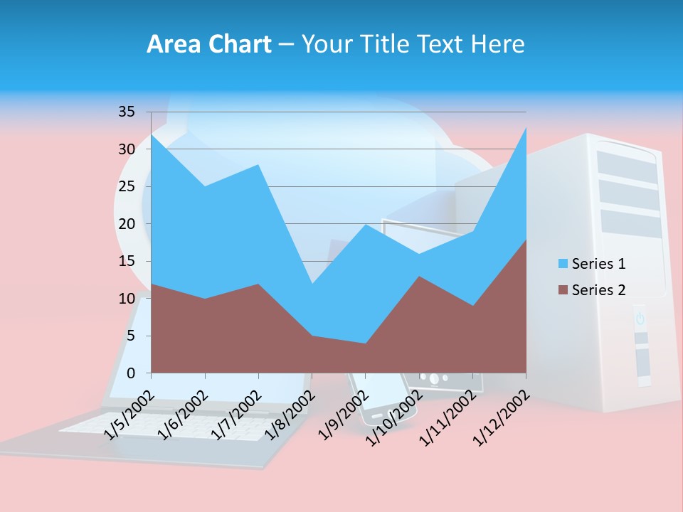 Tablet Device Monitor PowerPoint Template