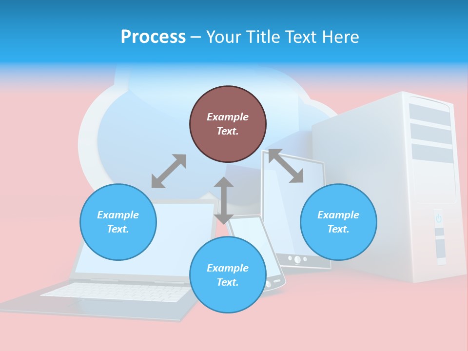 Tablet Device Monitor PowerPoint Template
