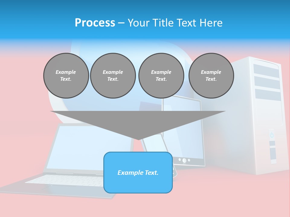 Tablet Device Monitor PowerPoint Template