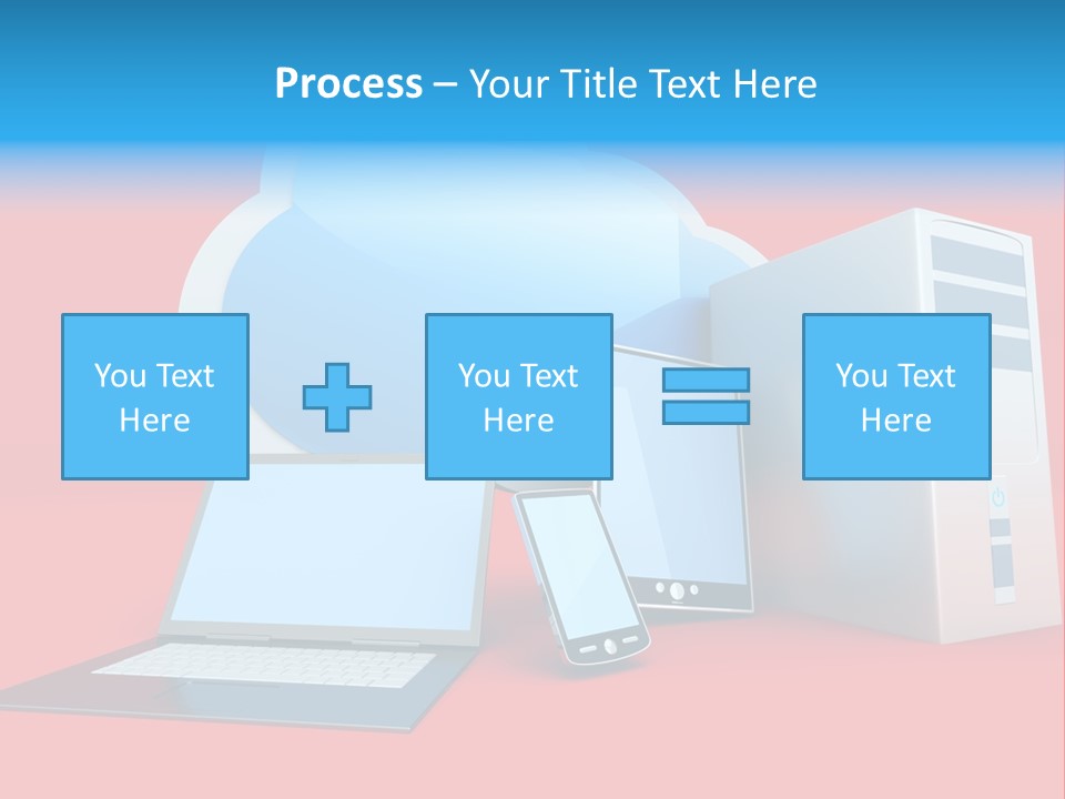 Tablet Device Monitor PowerPoint Template