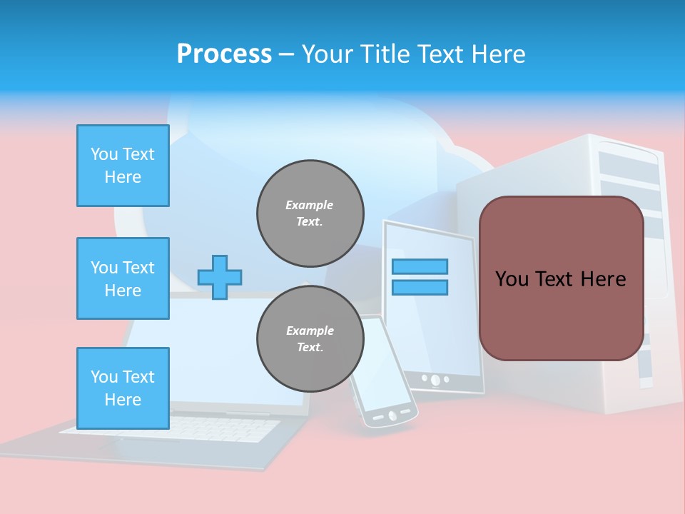 Tablet Device Monitor PowerPoint Template