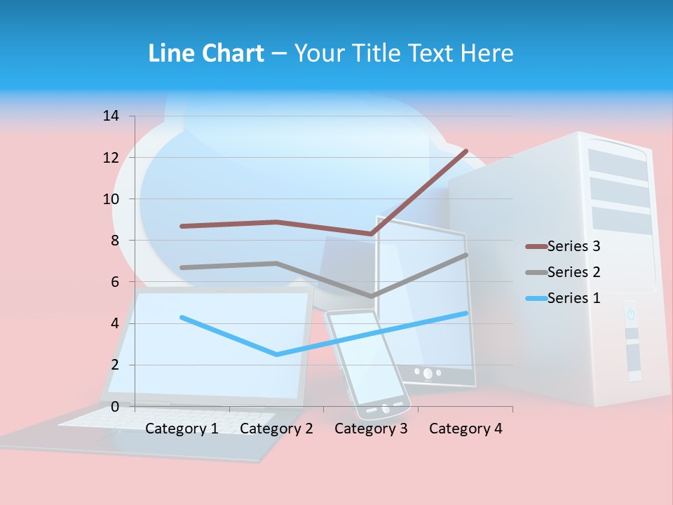 Tablet Device Monitor PowerPoint Template