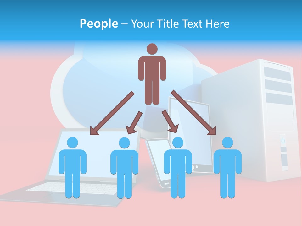 Tablet Device Monitor PowerPoint Template