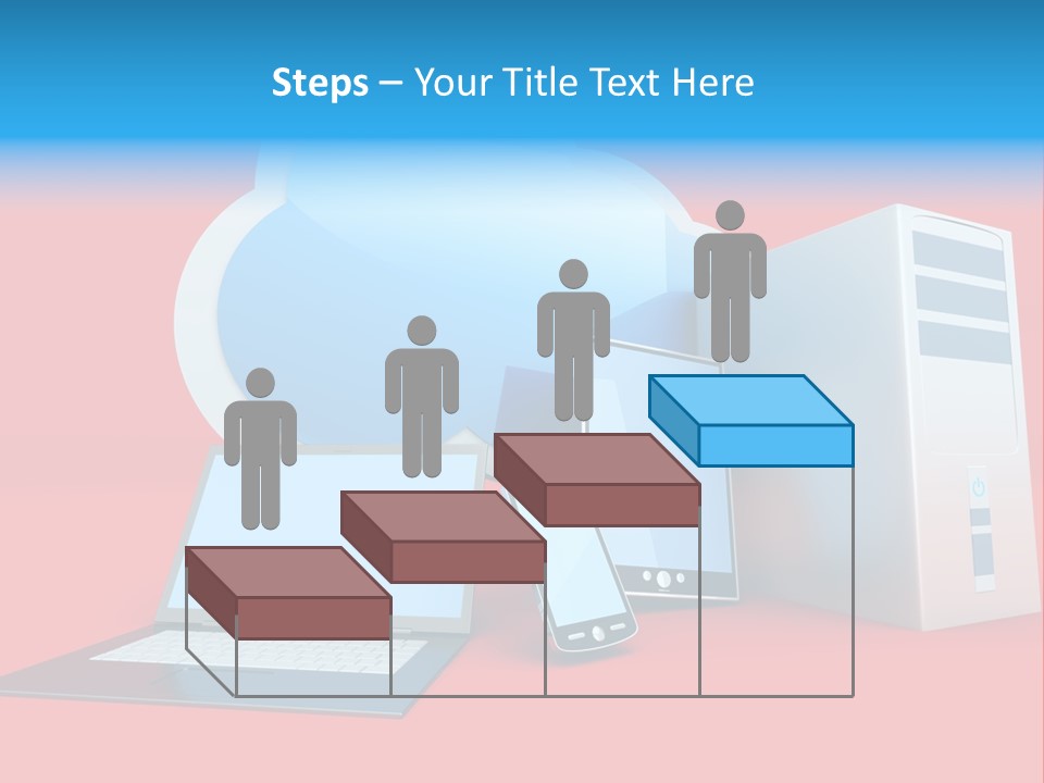 Tablet Device Monitor PowerPoint Template
