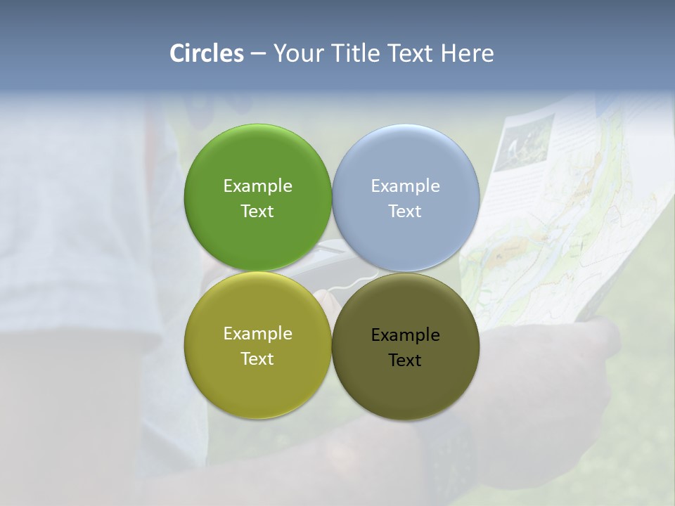Handheld Screen Device PowerPoint Template