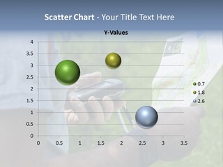 Handheld Screen Device PowerPoint Template