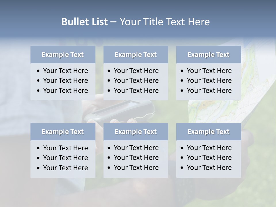 Handheld Screen Device PowerPoint Template