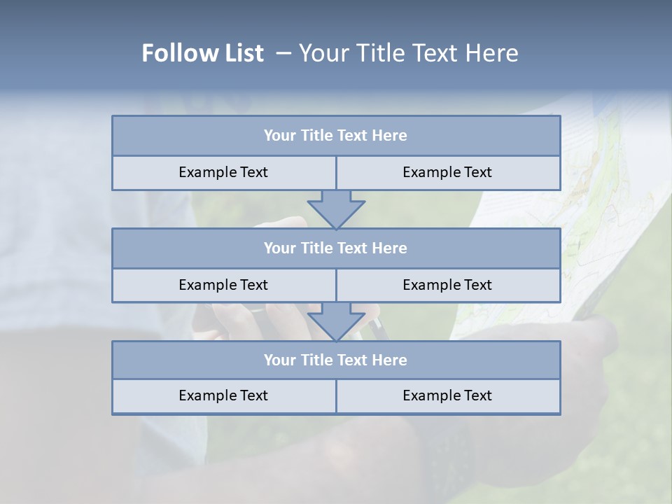 Handheld Screen Device PowerPoint Template