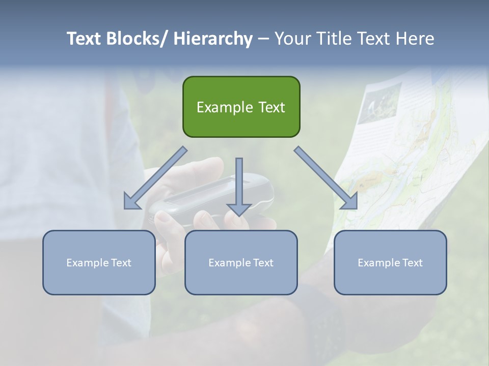 Handheld Screen Device PowerPoint Template