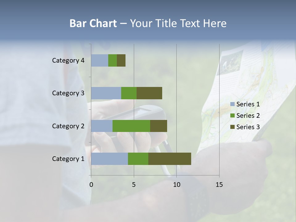 Handheld Screen Device PowerPoint Template