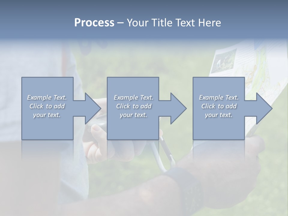 Handheld Screen Device PowerPoint Template