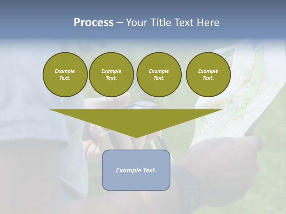 Handheld Screen Device PowerPoint Template