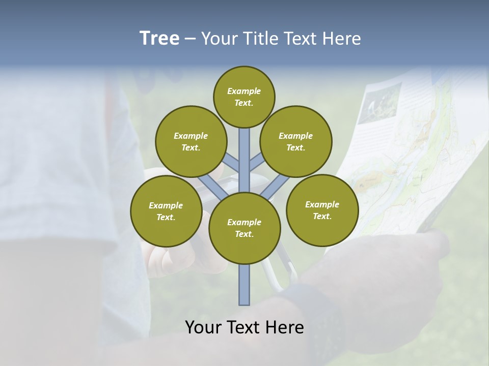 Handheld Screen Device PowerPoint Template