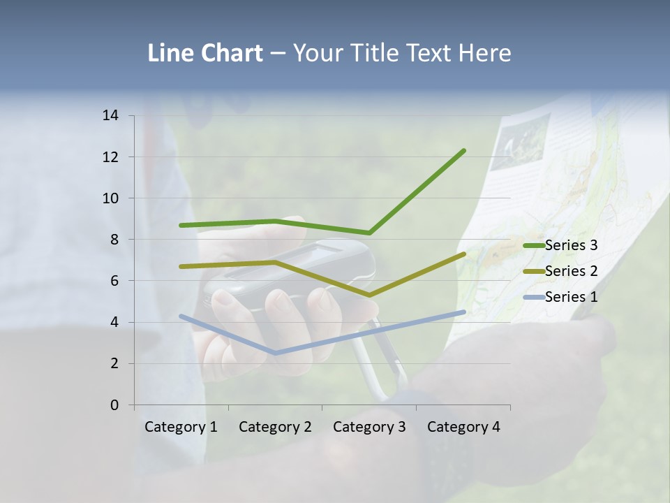 Handheld Screen Device PowerPoint Template