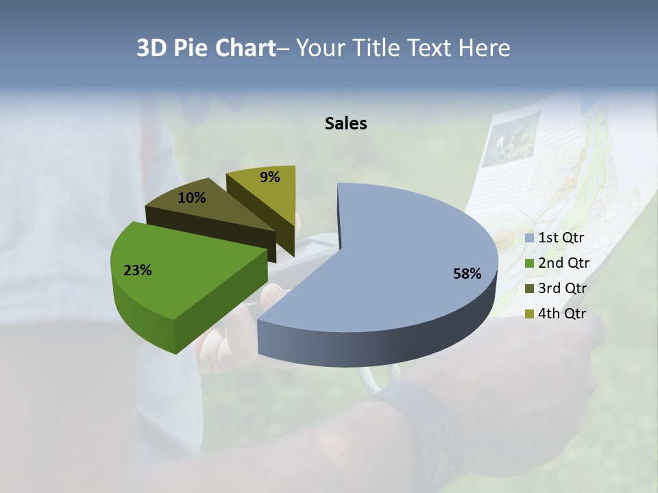 Handheld Screen Device PowerPoint Template