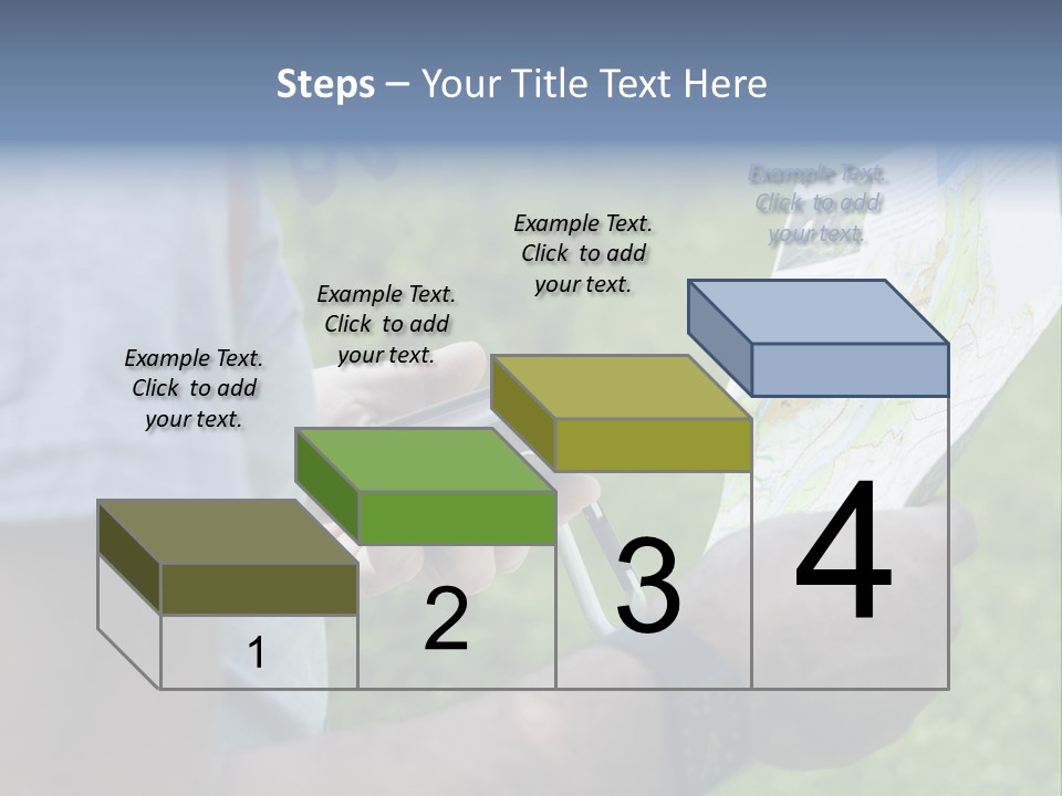 Handheld Screen Device PowerPoint Template