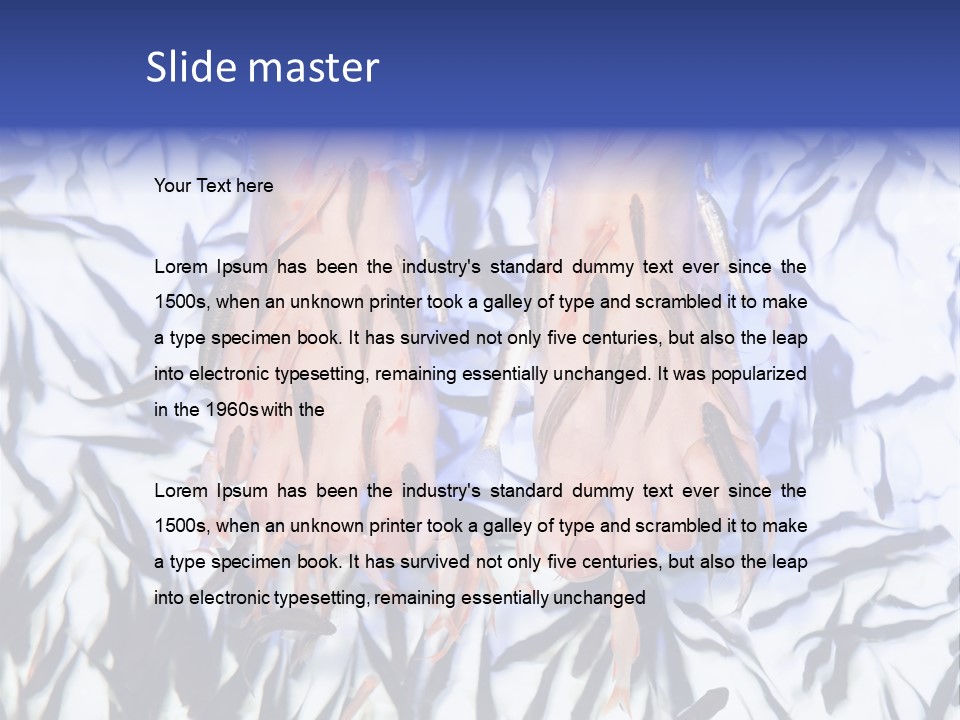 Treatment Alternative Nails PowerPoint Template