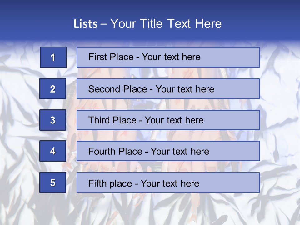 Treatment Alternative Nails PowerPoint Template
