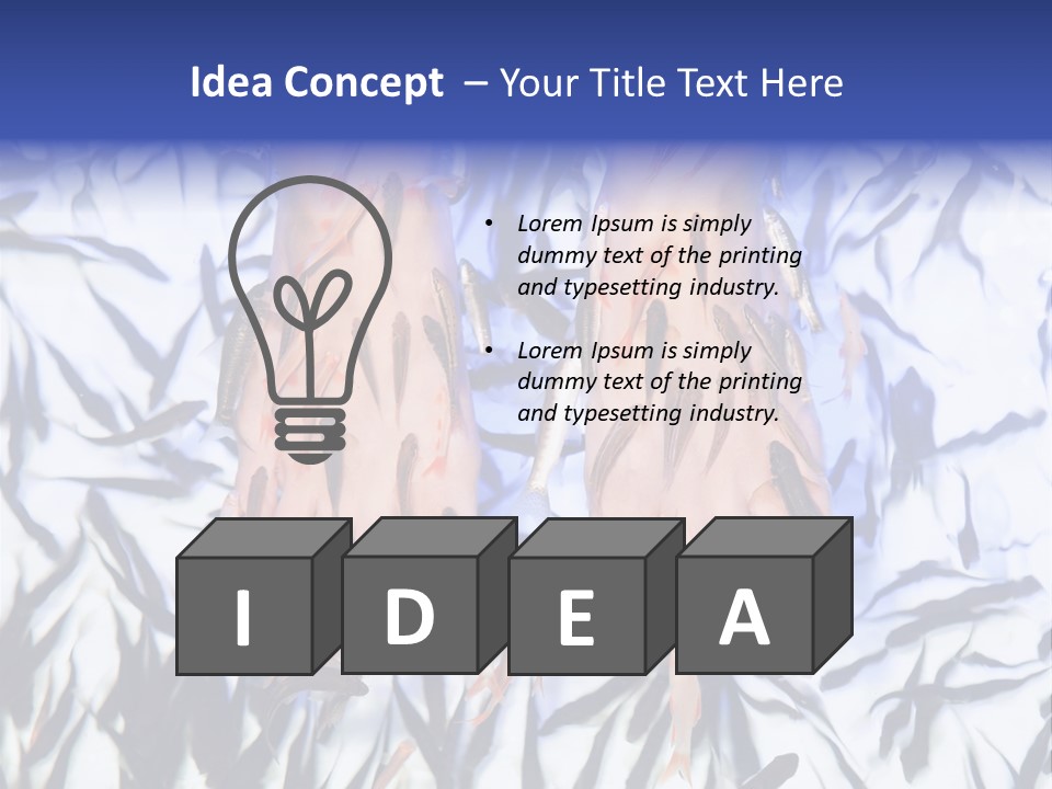 Treatment Alternative Nails PowerPoint Template