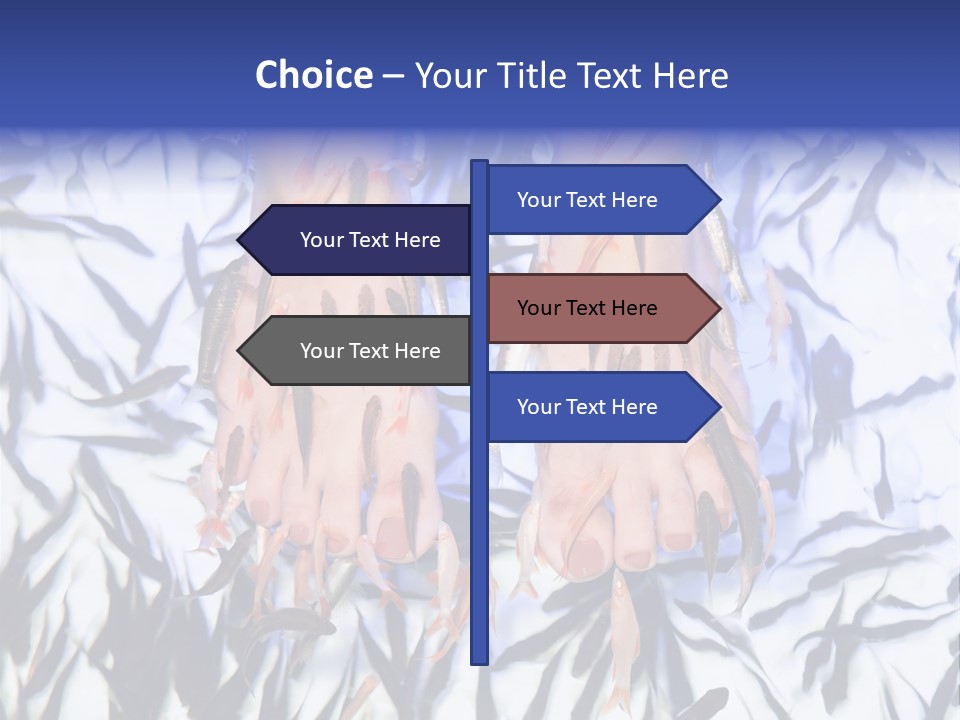 Treatment Alternative Nails PowerPoint Template