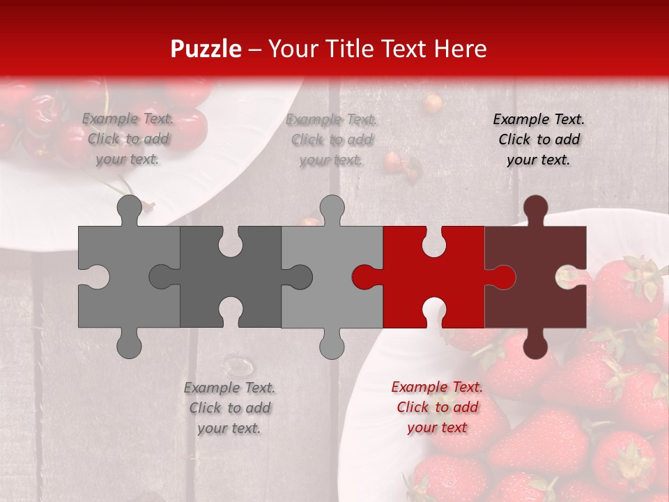 Summer Seasonal Pile PowerPoint Template