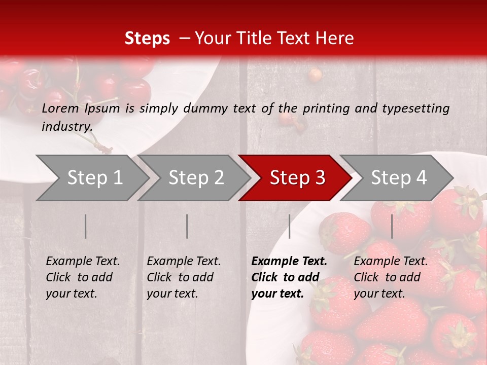 Summer Seasonal Pile PowerPoint Template
