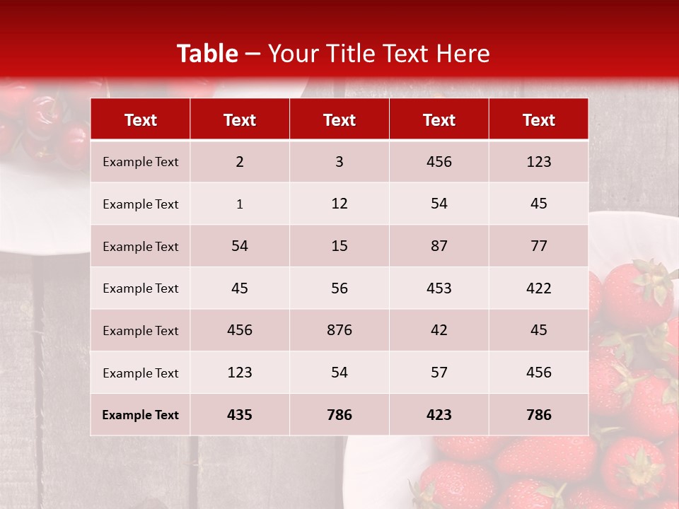 Summer Seasonal Pile PowerPoint Template