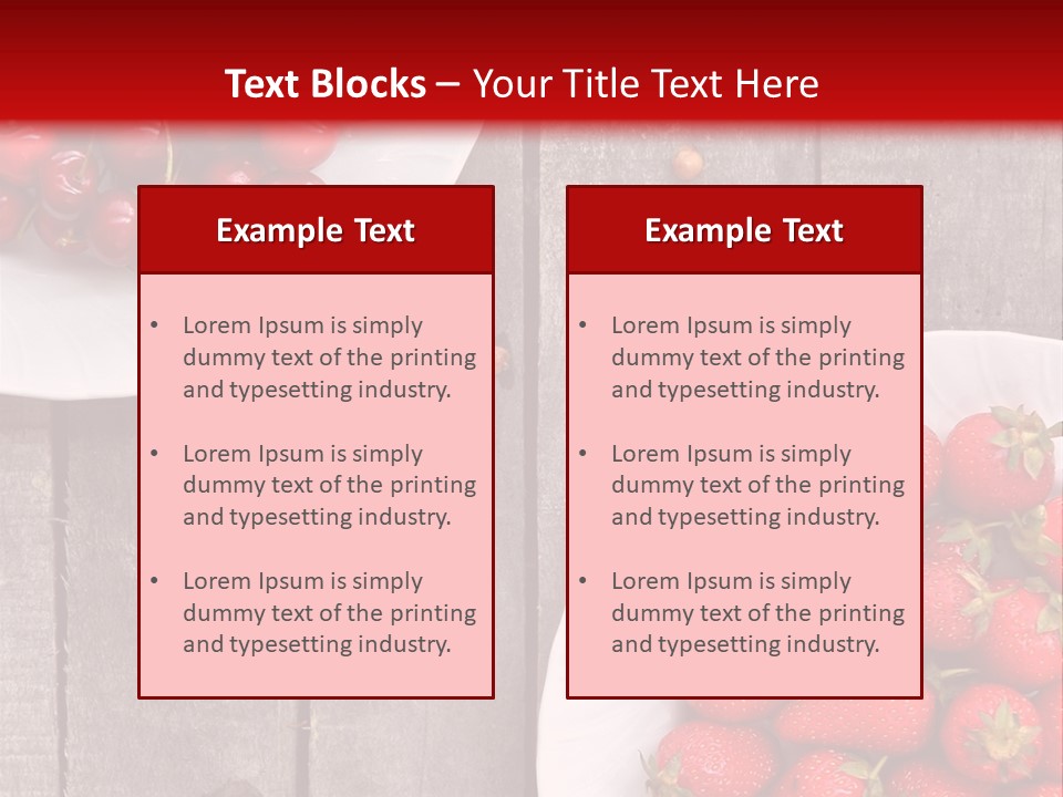 Summer Seasonal Pile PowerPoint Template