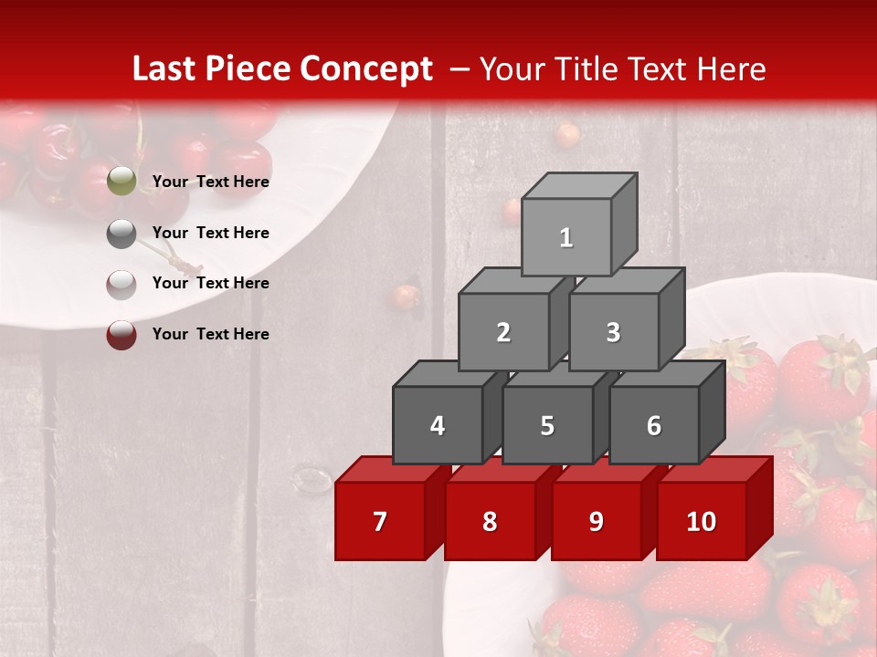 Summer Seasonal Pile PowerPoint Template