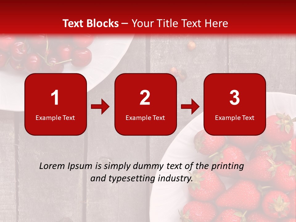Summer Seasonal Pile PowerPoint Template