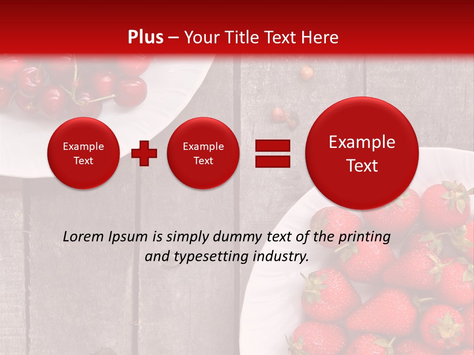Summer Seasonal Pile PowerPoint Template