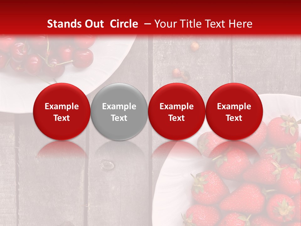 Summer Seasonal Pile PowerPoint Template